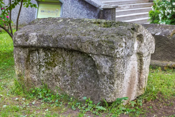 Твник Босния Говина Июня 2023 Года Старинная Каменная Стена Перед — стоковое фото