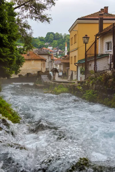 Travnik Bosnien Und Herzegowina Juni 2023 Panoramablick Auf Die Quelle — Stockfoto