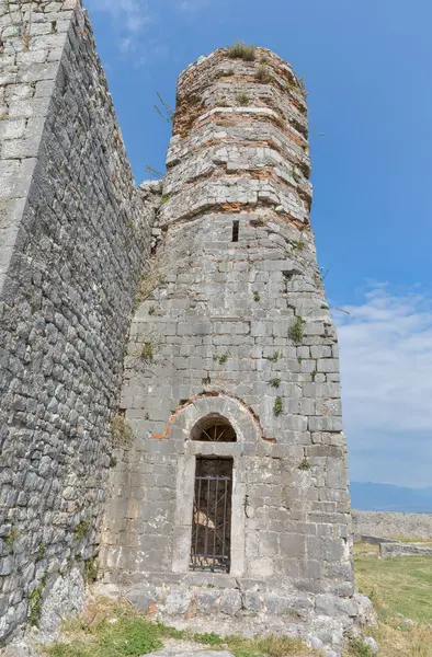 Ruins Medieval Rosafa Fortress Shkoder Showcasing Remnants Both Church Mosque — Stock Photo, Image