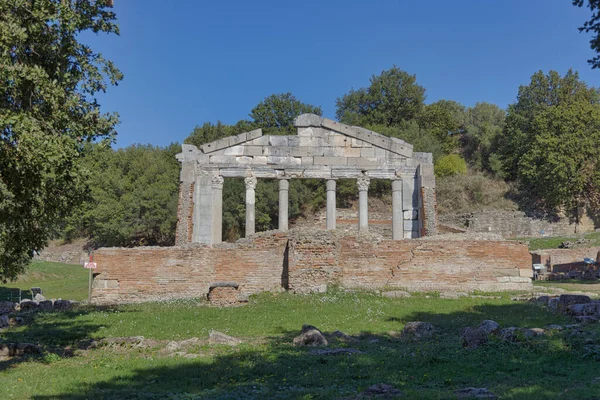 Apollonia Albanien Oktober 2022 Denkmal Für Agonothetes Den Antiken Versammlungsort — Stockfoto
