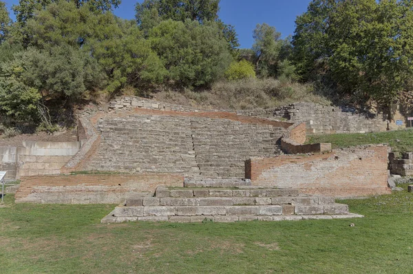 Apollonia Albanien Oktober 2022 Die Malerischen Ruinen Des Odeons Zeugen — Stockfoto