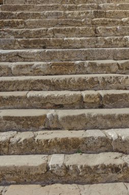 Arnavutluk 'un antik Apollonia kentinde restore edilen inşaat basamaklarına göz kamaştırıcı bir bakış