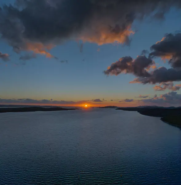 Peaceful Sunrise Scenery Dugi Otok View Adriatic Sea Croatia — Stock Photo, Image