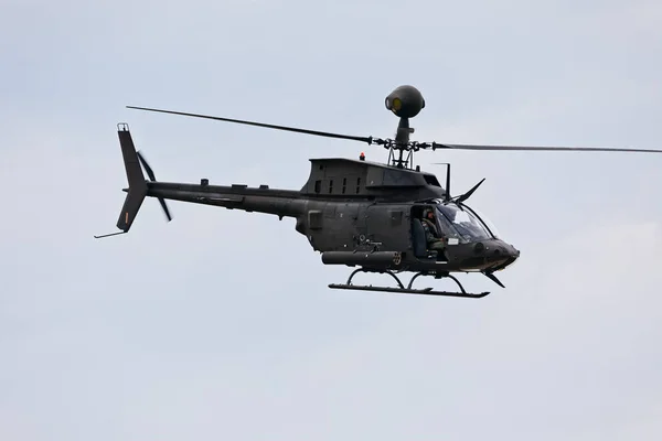 Вараздин Кроатия Июля 2018 Года Хорватский Вертолет Militarys 58D Kiowa — стоковое фото