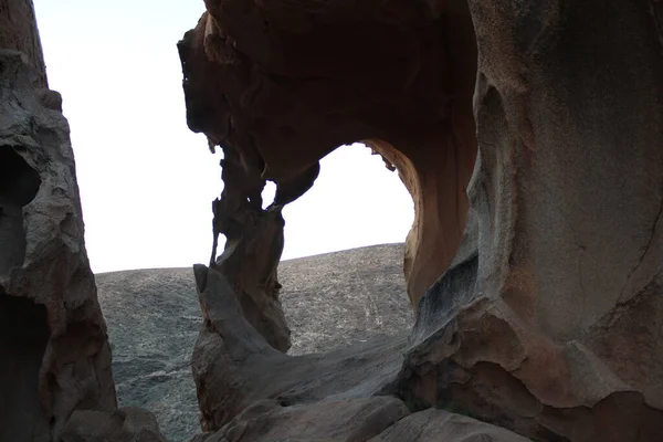 Stock image Closeup view of Arco de las Peitas in Fuerteventura