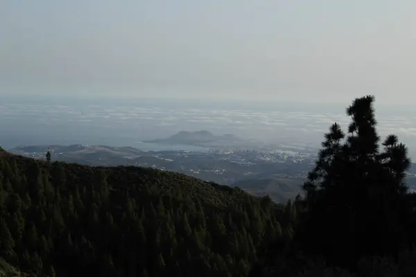 Uitzicht Las Palmas Vanaf Het Platteland — Stockfoto