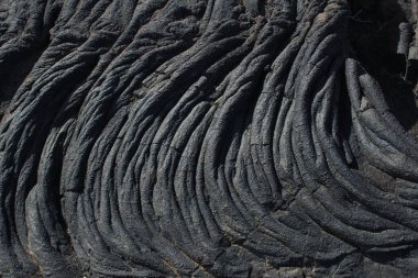 Kanarya adalarındaki volkanik manzara. İspanya