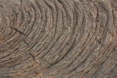 siyah volkanik taş lav tarlasında