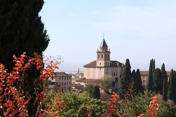 V. Carlos Sarayı, Alhambra de Granada 'nın yanında.
