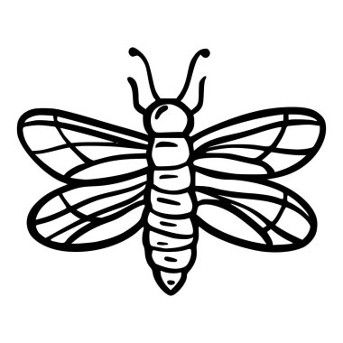 Doodle Bug. Böcek. Sihirli bir nesne. Çizim