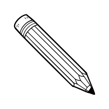 Kalem, beyaz arkaplanda