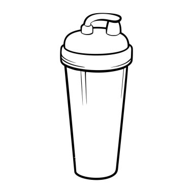 Beyaz arka planda sallanan şişe..