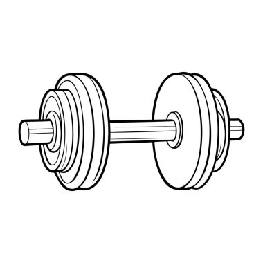 halterler beyaz arkaplanda.