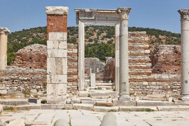 Ephesus archaeological site. St. Mary church. Roman empire. Turkey