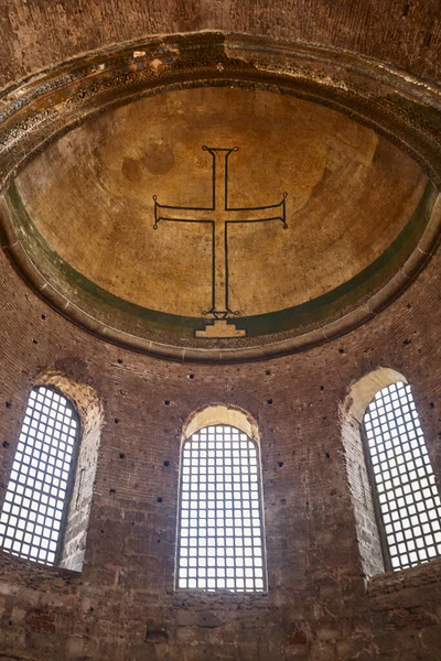 Ábside Iglesia Bizantina Aya Irini Palacio Topkapi Estambul Turquía — Foto de Stock