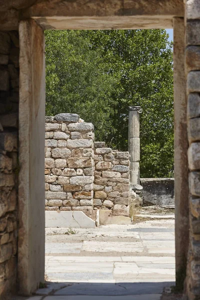 Archeological Site Columns Sanctuary Aphrodite Aphrodisias Turkey — 图库照片