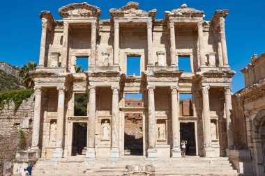 Library of Celsus in Ephesus archeology landmark site in Turkey