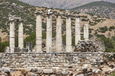 Archeological site. Amphiteater. Sanctuary of Aphrodite. Aphrodisias, Turkey