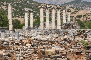Archaeological site. Amphiteater. Sanctuary of Aphrodite. Aphrodisias, Turkey