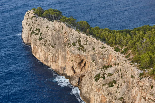 Rocky Coastline Mallorca San Vicente Cove Balearic Islands Spain — Photo