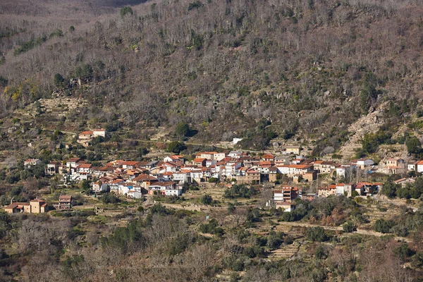 Traditionelles Dorf Casas Del Conde Zamora Kastilien Leon Spanien — Stockfoto