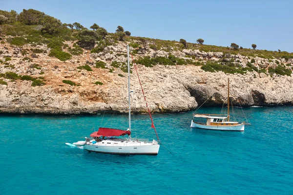 Turkis Vann Mallorca Pilotabukta Middelhavskysten Spania – stockfoto