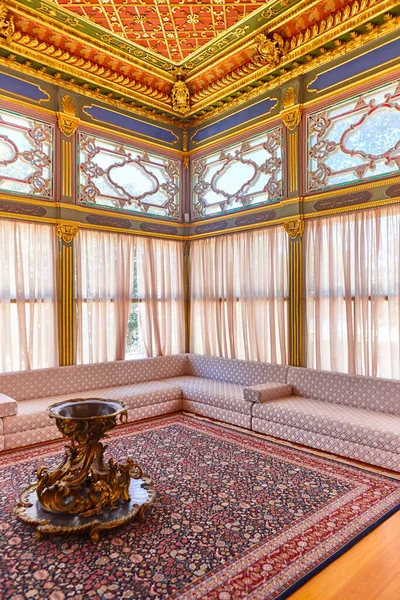 Topkapi Palace Baghdad Pavilion Interior Izmir Tiles Istanbul Turkey — Foto Stock