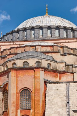 Santa Sofia Camii. İstanbul 'un tarihi kent manzarasında tarihi bir yer. Türkiye