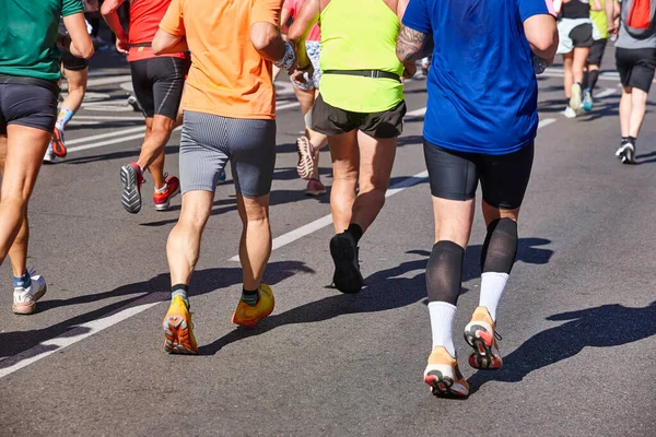 街上的跑步者健康的生活方式运动练习 — 图库照片