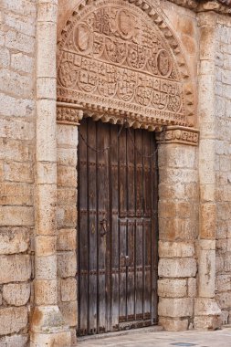 Palacio de las leyes. Taş cephe. Toro. Zamora, İspanya