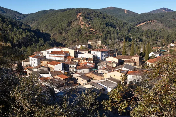 Vila Tradicional Las Metas Cáceres Extremadura Espanha — Fotografia de Stock