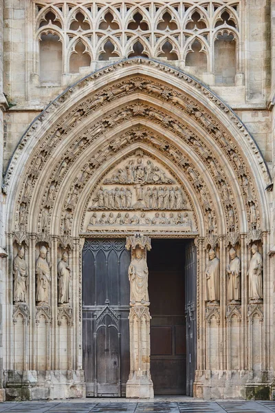 波尔多的哥特式圣安德烈大教堂拱廊法国阿基坦 — 图库照片