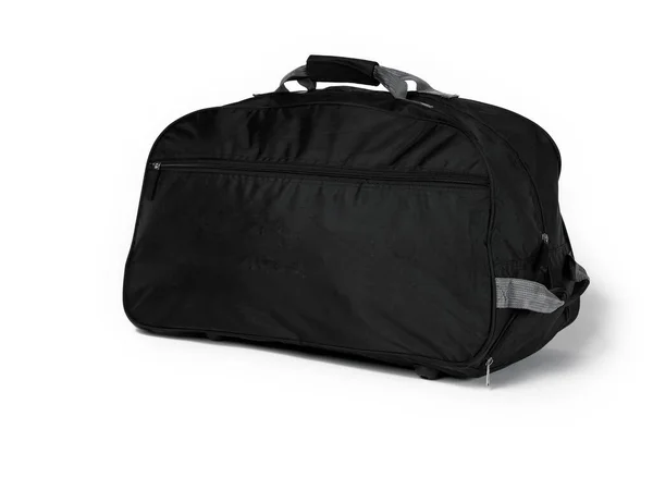 Reisetasche Mit Rädern Vereinzelter Weißer Hintergrund Gepäck — Stockfoto