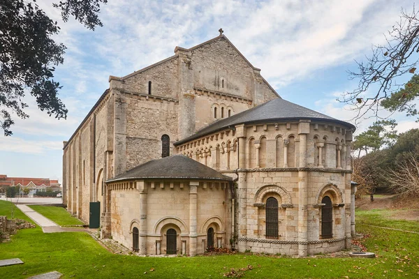 Notre Dame Fin Des Terres Basilique Soulac Emin Mermer Fransa — Stok fotoğraf