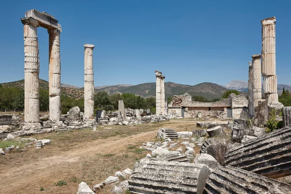 Afrodisias greek ruins in Anatolia. Ancient village in Turkey