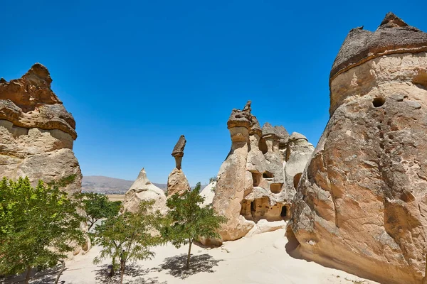 Pintorescas Formaciones Rocosas Valle Del Pasabag Monumento Geológico Turquía — Foto de Stock
