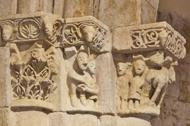 Santiago el Viejo 'nun Roma başkenti. Zamora. Castilla Leon, İspanya