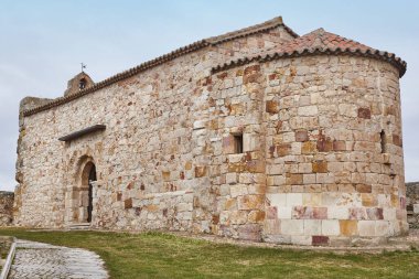 Santiago el Viejo 'nun ortaçağ şapeli. Zamora. Castilla Leon, İspanya