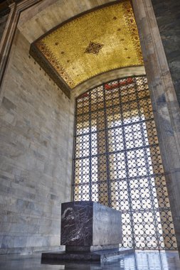 Ankara 'daki Atatürk mozolesi. Türkiye 'de tarihi yapı