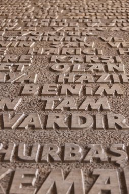 Ankara 'daki Atatürk mozolesi. Türkiye 'de tarihi yapı