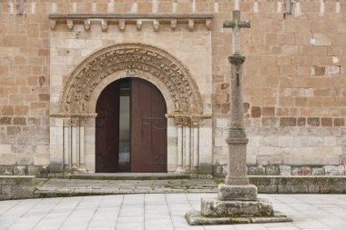 Roma kilisesi. San Claudio de Olivares. Zamora, Castilla Leon. İspanya