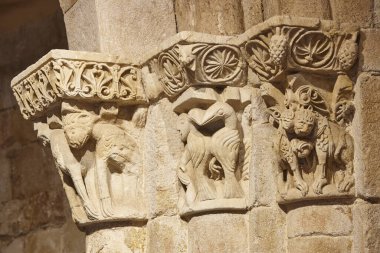 Santiago el Viejo 'nun Roma başkenti. Zamora. Castilla Leon, İspanya