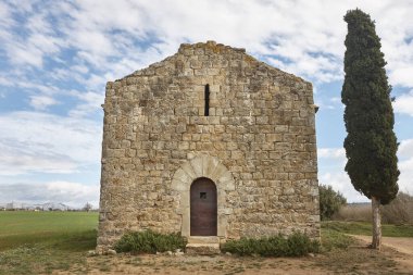 Roma kilisesi Santa Cristina de Corsa. Girona, Katalonya. İspanya