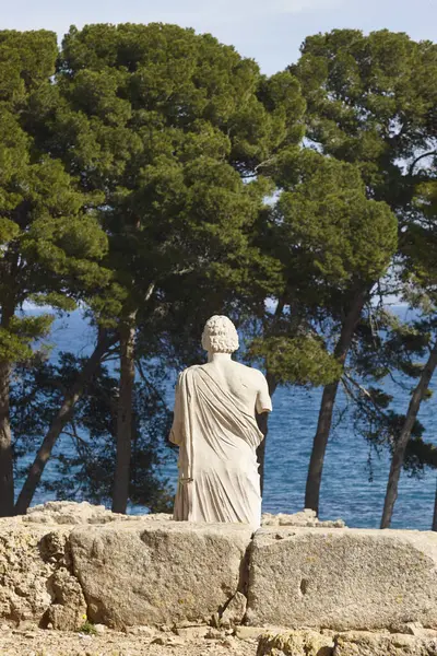 stock image Empuries greek and roman ruins in Costa Brava; Catalonia. Spain