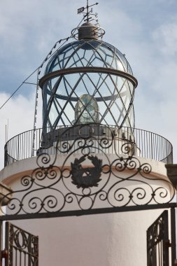 Llafranc 'taki Aziz Sebastian deniz feneri. Costa Brava. Girona, Katalonya. İspanya