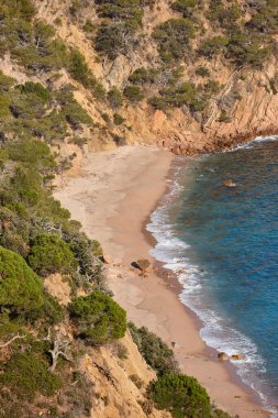 Girona 'da Akdeniz kıyısında. Senyor Ramon Koyu. Katalonya, İspanya