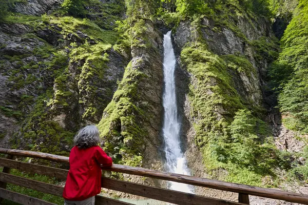 Stock image Liechtenstein gorge and river. Hanging corridor. Salzburg state. Austria