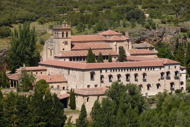 Sta. Maria del Parral monastery in Segovia. St. Jerome order. Spain clipart