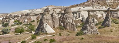 Pasabag Vadisi 'nde resimli kaya oluşumları. Türkiye 'de jeolojik dönüm noktası