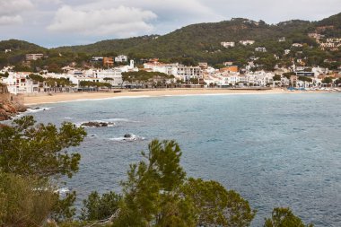 Akdeniz 'in Llansa köyü. Costa Brava. Girona, Katalonya. İspanya